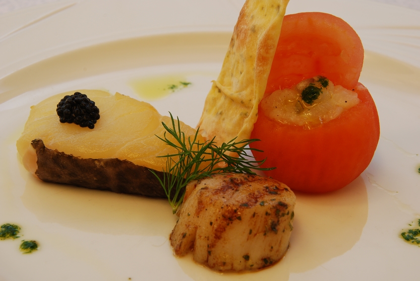 Culinair arrangement - Hotel Restaurant De Meulenhoek