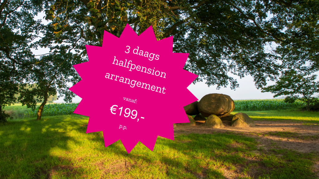 3 daags halfpension arrangement vanaf €199,- p.p - Voordeeluitje